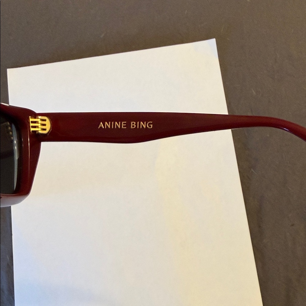 Anine Bing sunglasses burgundy/blue tint - Picture 3 of 7
